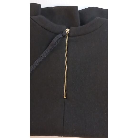 Kate Spade Women's Black Embellished Ruffle Top Poly Blend - Picture 5 of 9